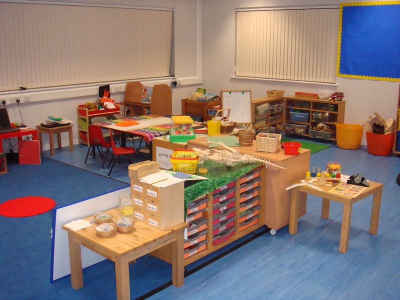 Views of the Nursery area of Bridgemere CE Primary School